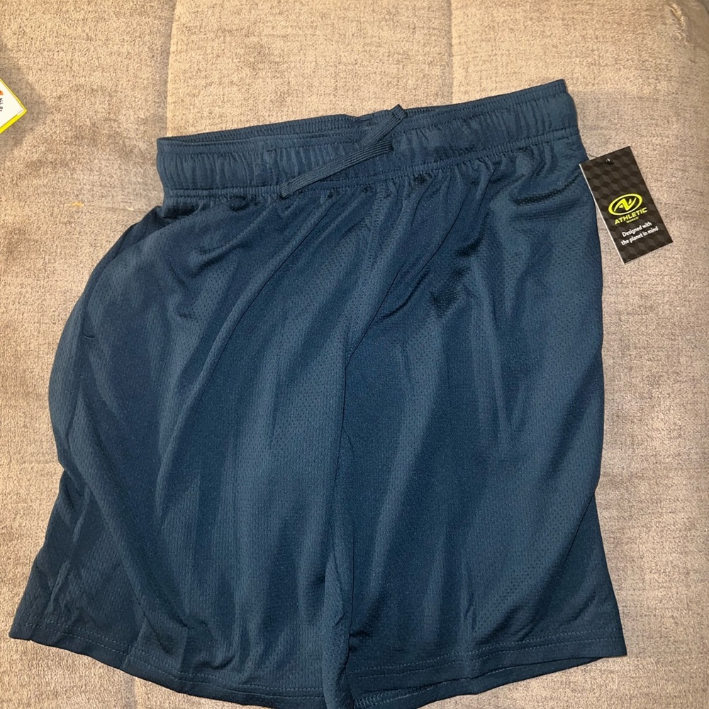 Athletic Works Dark Blue Men's Athletic Shorts